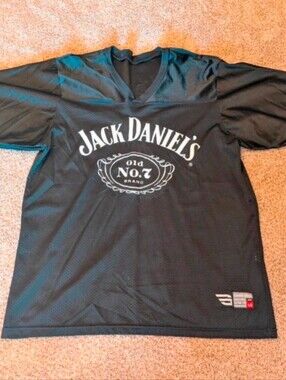 Jack Daniels Black Short-Sleeve Logo Jersey